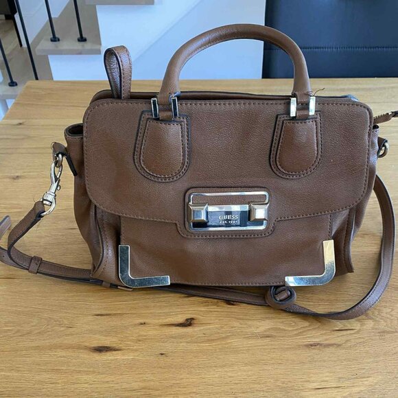 Handbag Guess tan - Picture 1 of 3